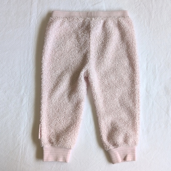 calvin klein pastel pink boucle knit joggers pants 12 months baby girl - Picture 7 of 8